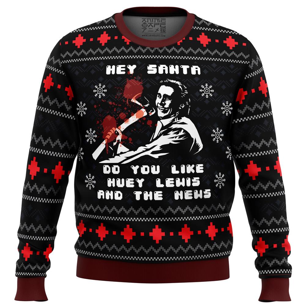 American Santa American Psycho Ugly Sweater