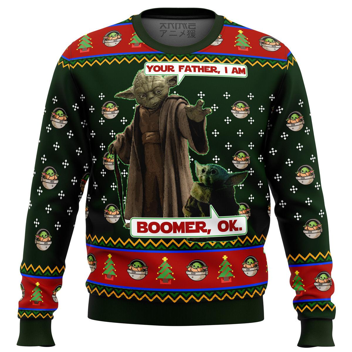 Baby Yoda Boomer Star Wars Ugly Sweater