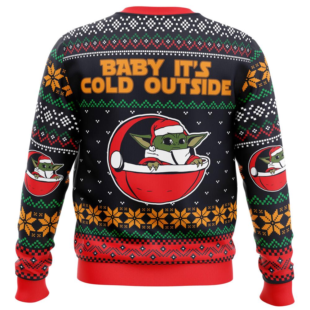 Baby Yoda Cold Outside Star Wars Ugly Sweater