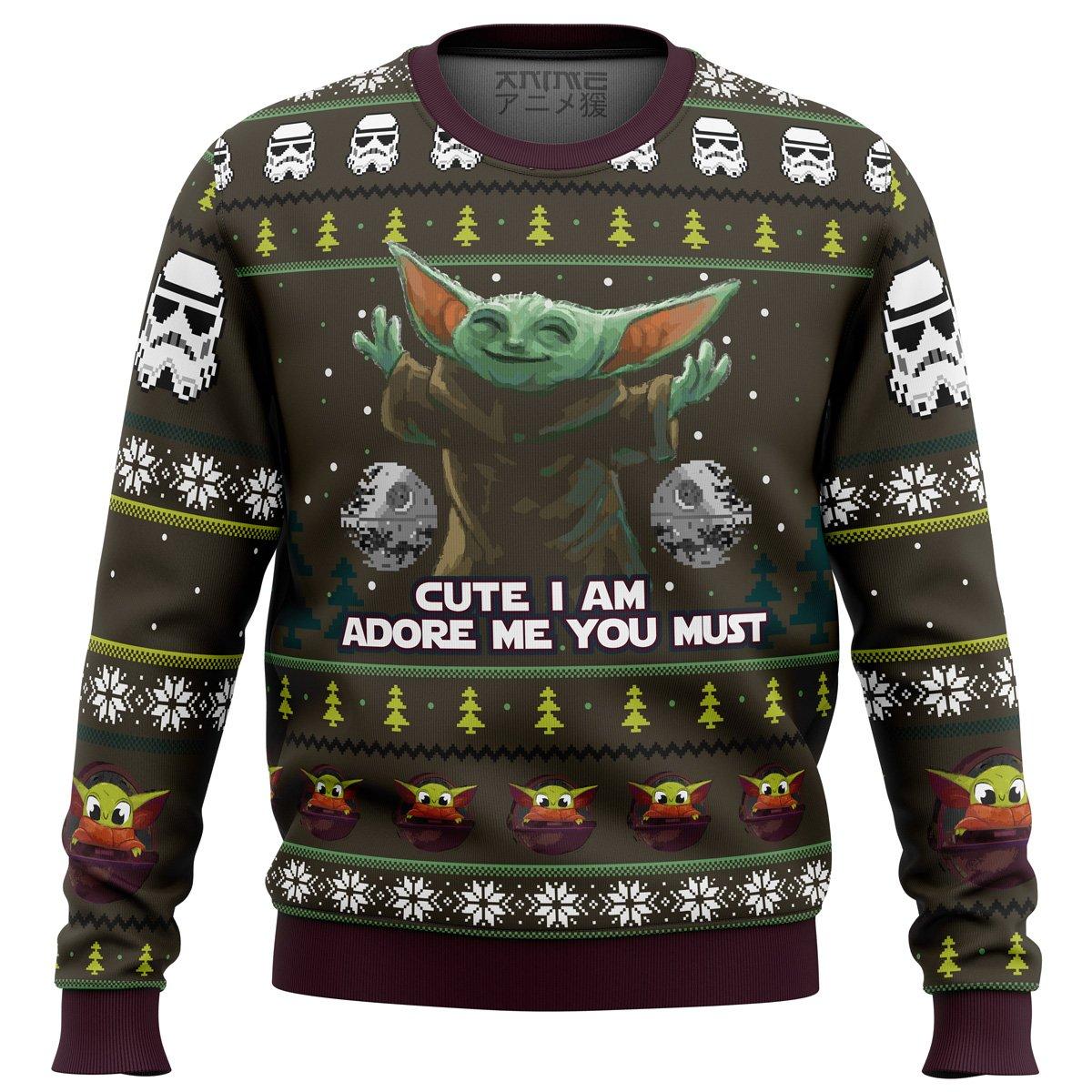 Baby Yoda Cute Mandalorion Star Wars Ugly Sweater