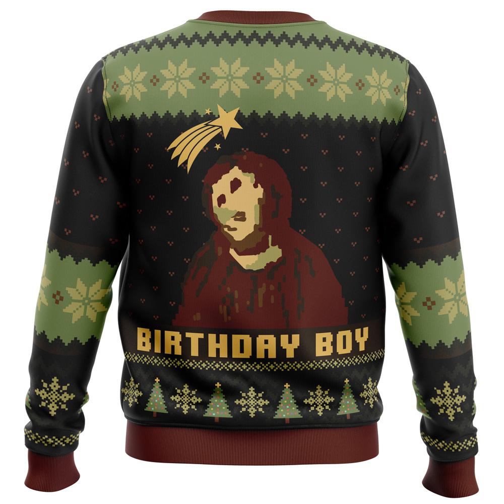 Birthday Boy The Ruined Fresco Of Jesus Ugly Sweater