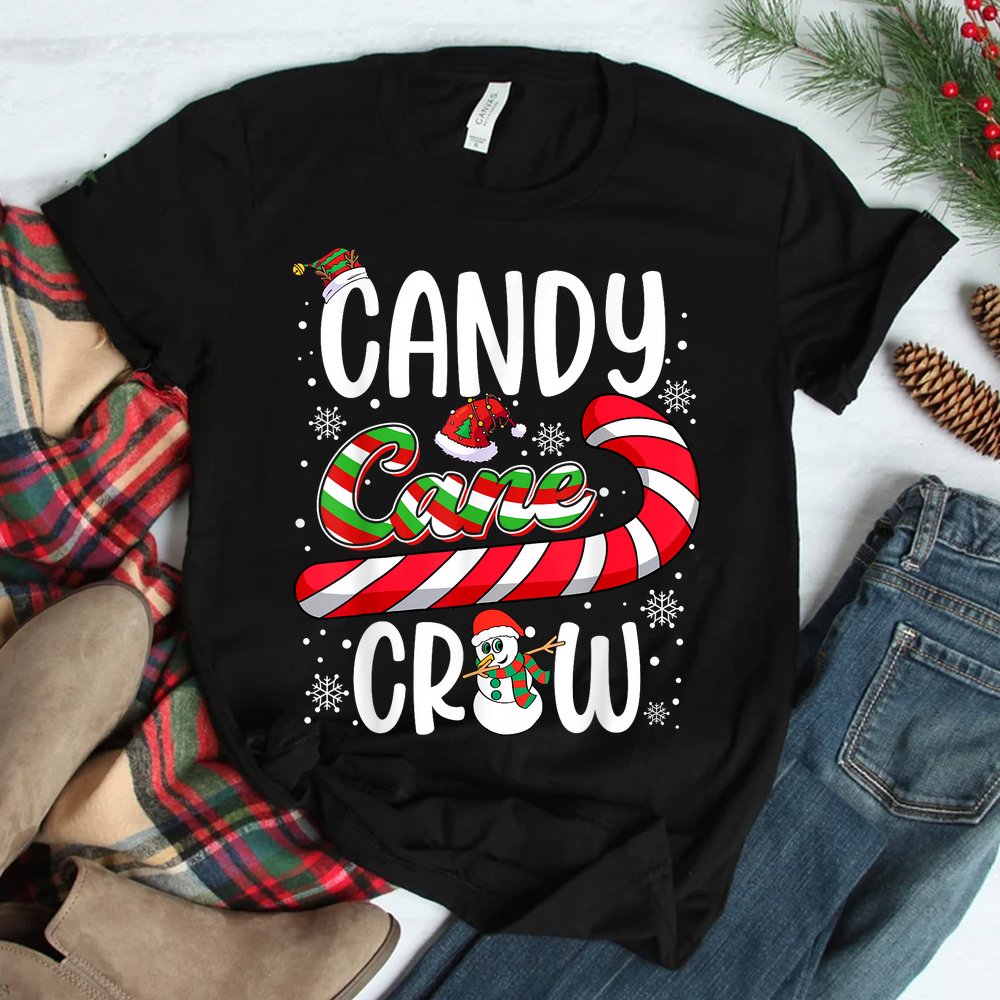 Candy Cane Crew Christmas Xmas Love Candy Shirt