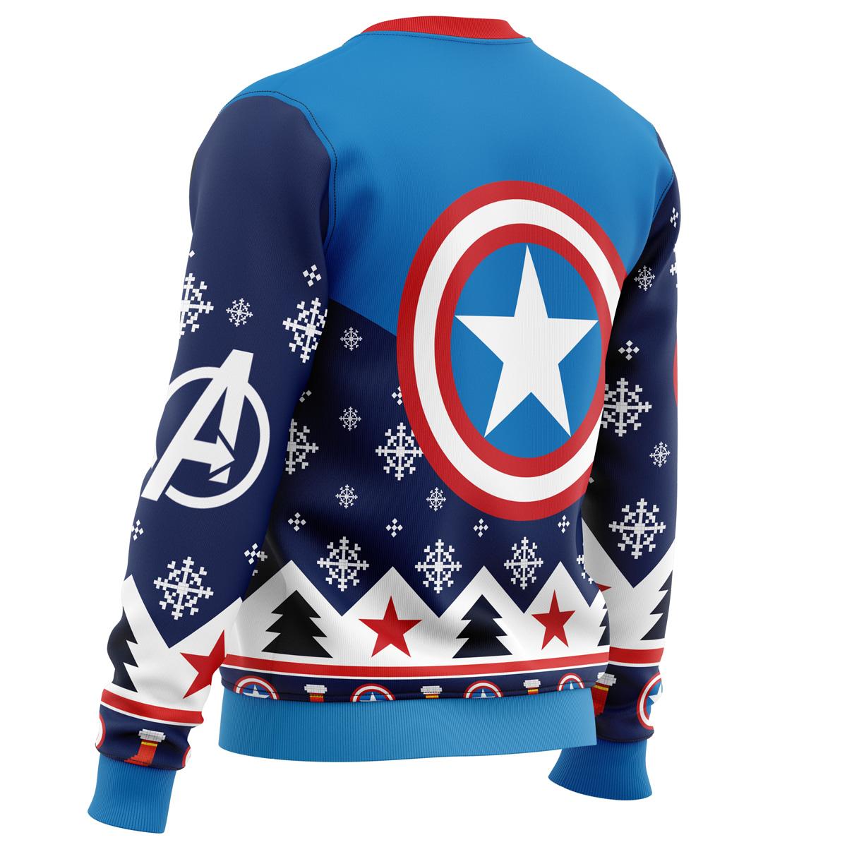 Captain America Ugly Sweater