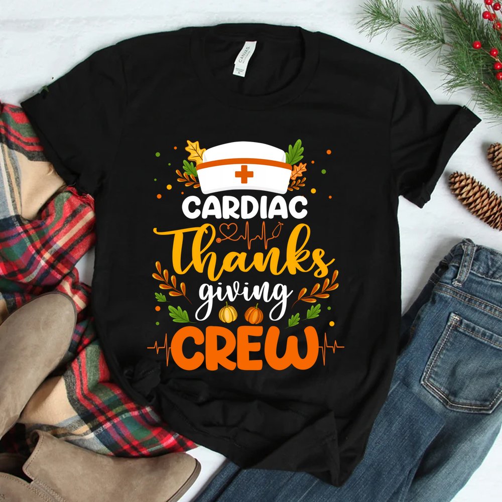 Cardiac Thanksgiving Crew Cardiac Nurse Matching Shirt