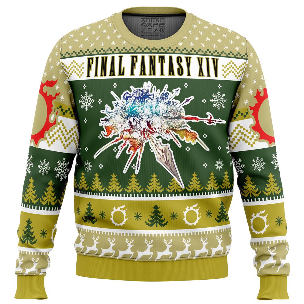 Christmas Fantasy Final Fantasy XIV Ugly Sweater