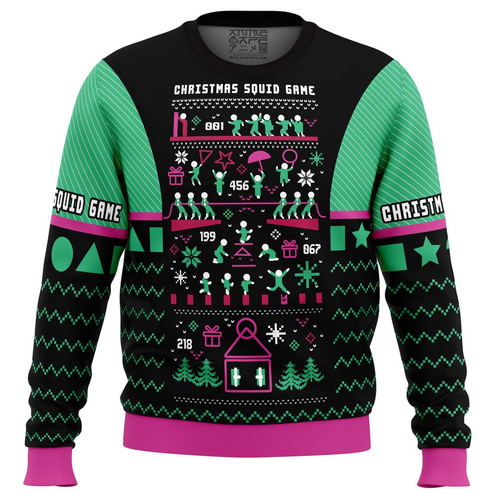 Christmas Squid Game Ugly Sweater