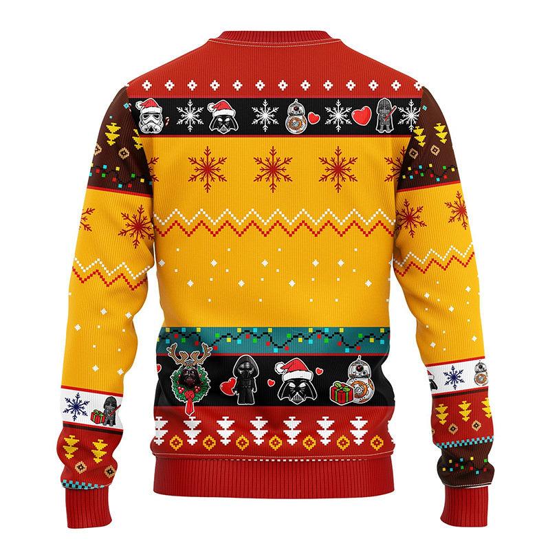 Christmas Vibes Star Wars Characters Ugly Sweater