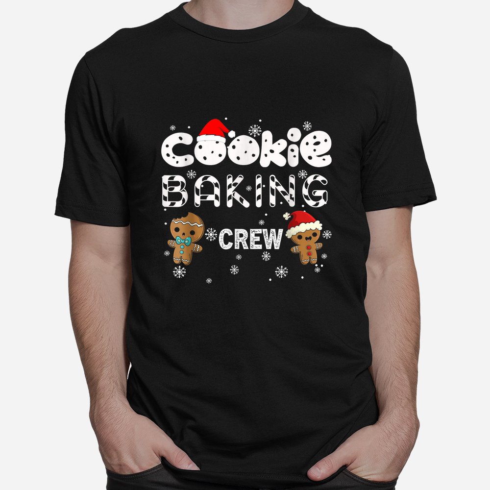 Cookie Baking Crew Gingerbread Christmas Costume Pajamas Shirt