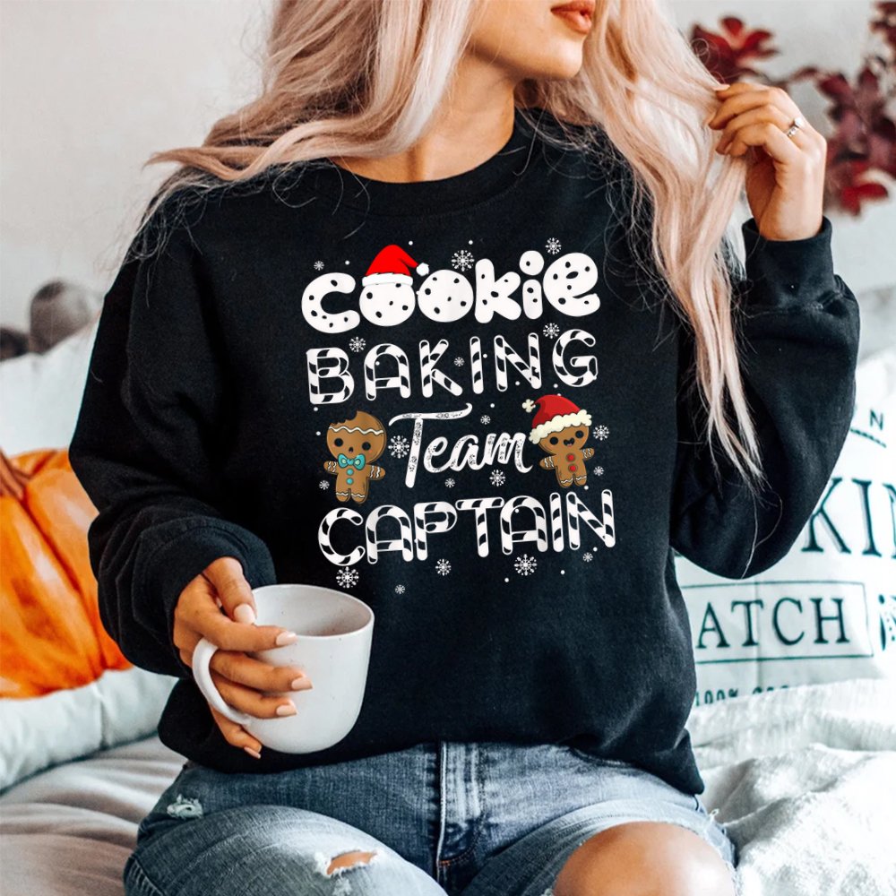 Cookie Baking Team Captain Gingerbread Christmas Shirt