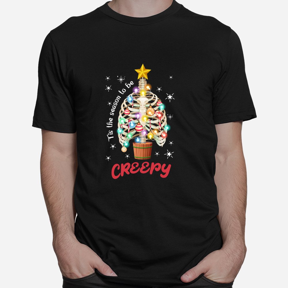 Creepy Christmas Xmas Santa Ho Shirt