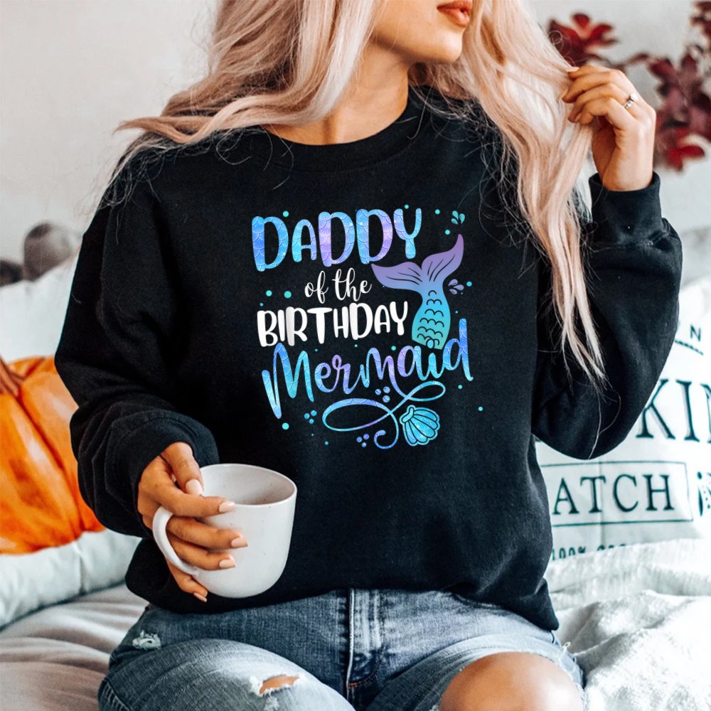Daddy Of The Birthday Mermaid Shirt