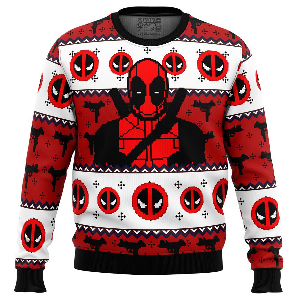 Deadpool Guy Ugly Sweater