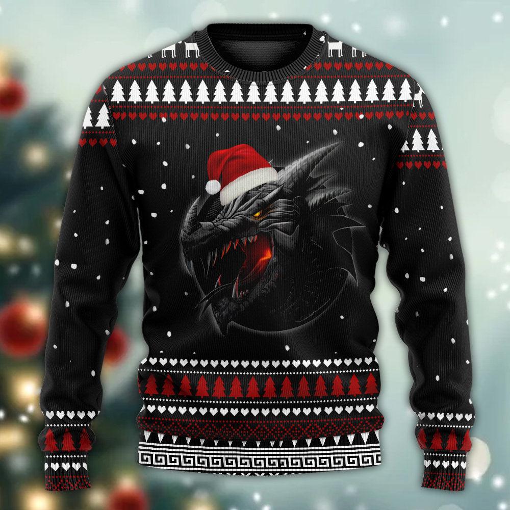 Dragon Merry Christmas Stronger Ugly Sweater