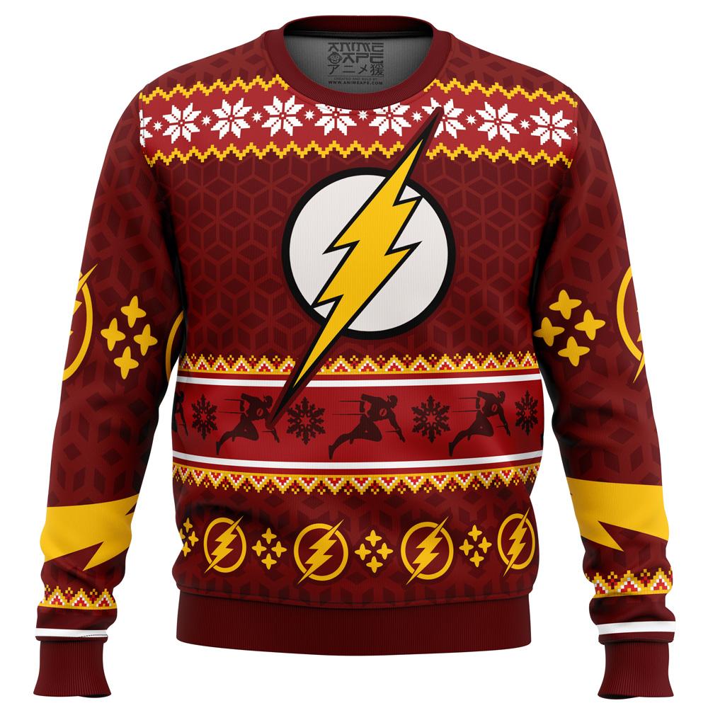 Fast Christmas The Flash DC Comics Ugly Sweater