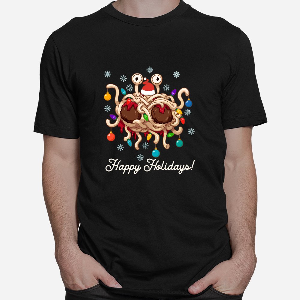 Flying Spaghetti Monster FSM Christmas Shirt