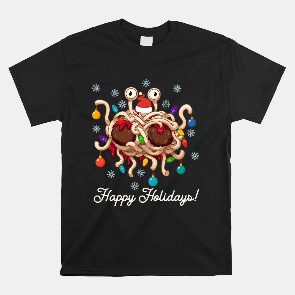 Flying Spaghetti Monster FSM Christmas Shirt