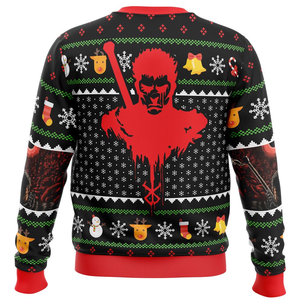 Guts Santa Claus Berzerk Ugly Sweater