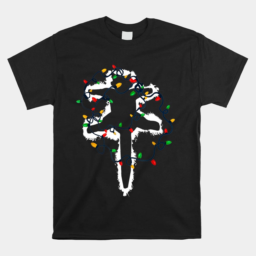Pussy Cat Christmas Light Up Vacation Fried Cat Shirt