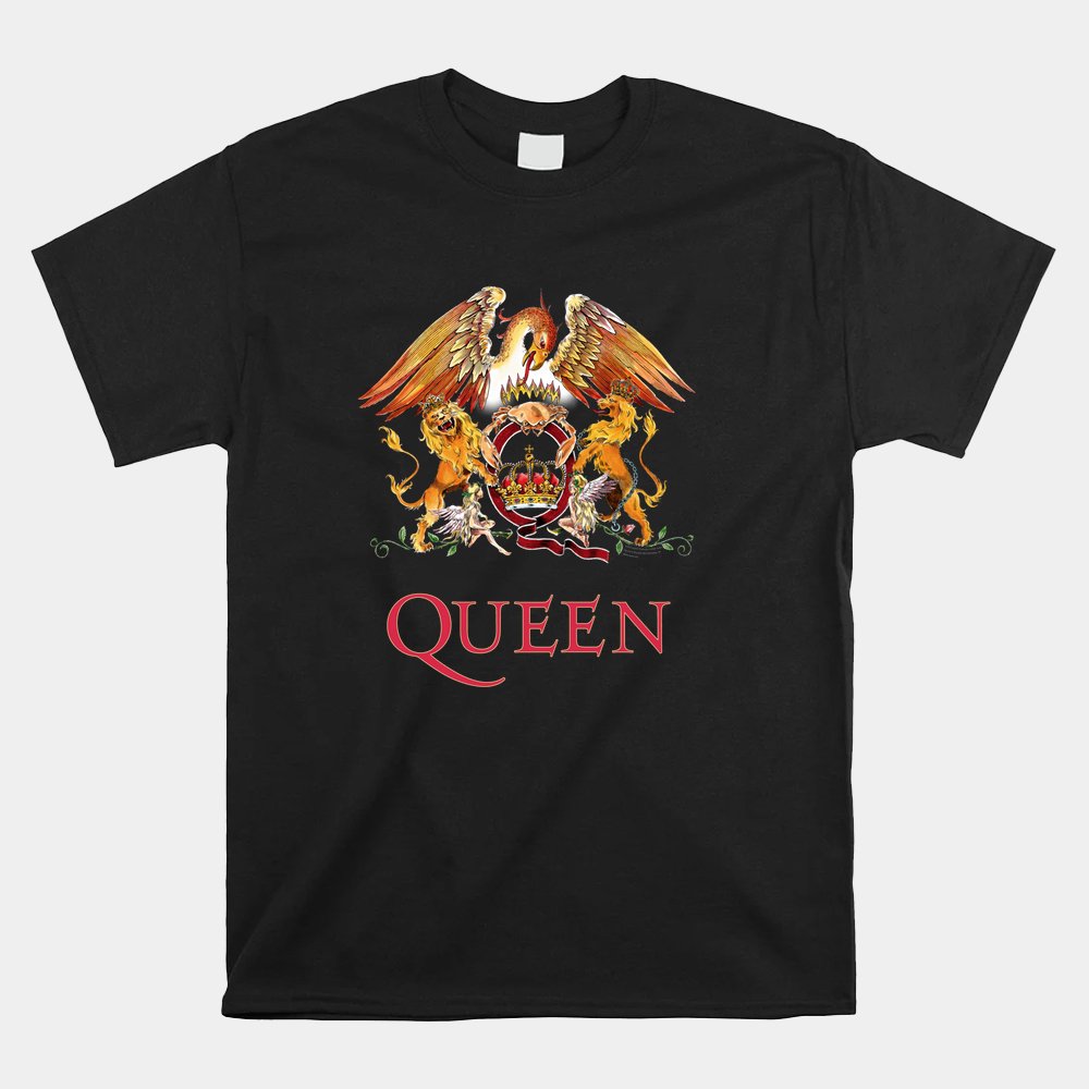 Queen Rock Music Band Logo By Rock Off Shirt