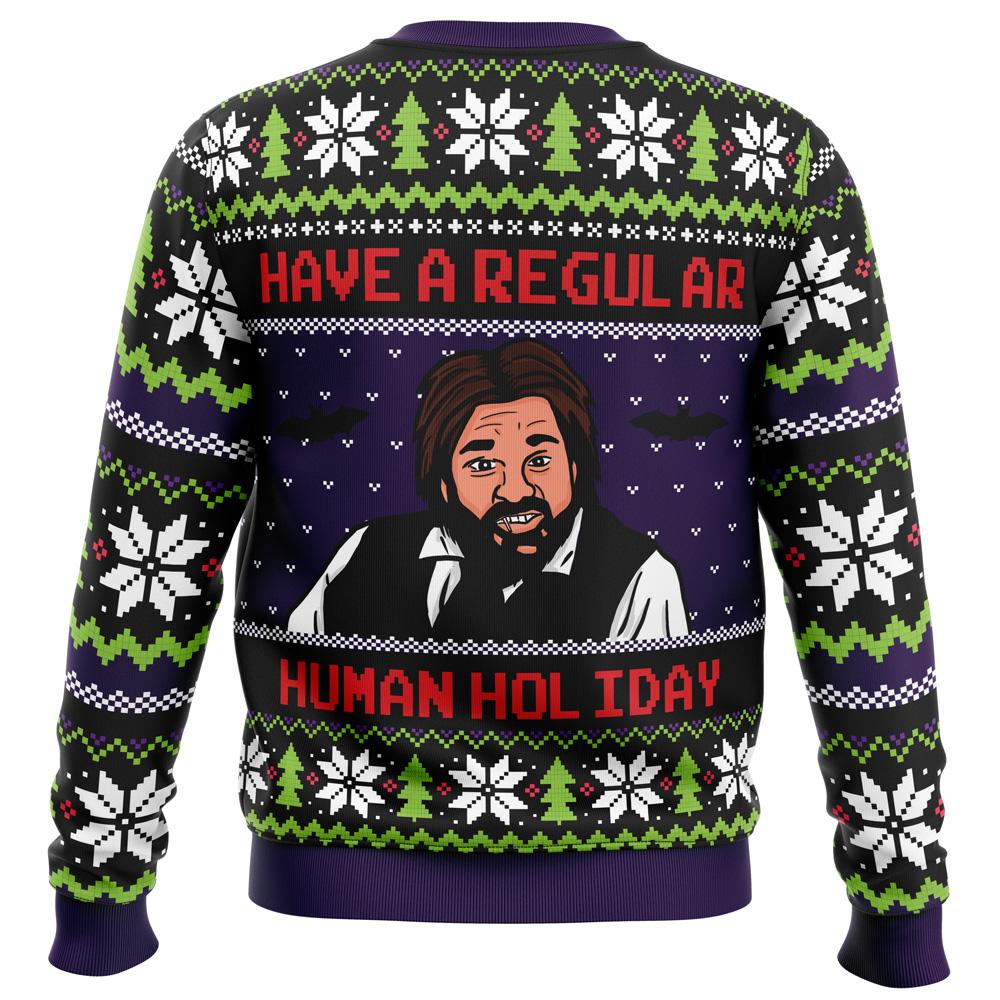 Regular Human Holiday What We Do In The Shadows Ugly Sweater