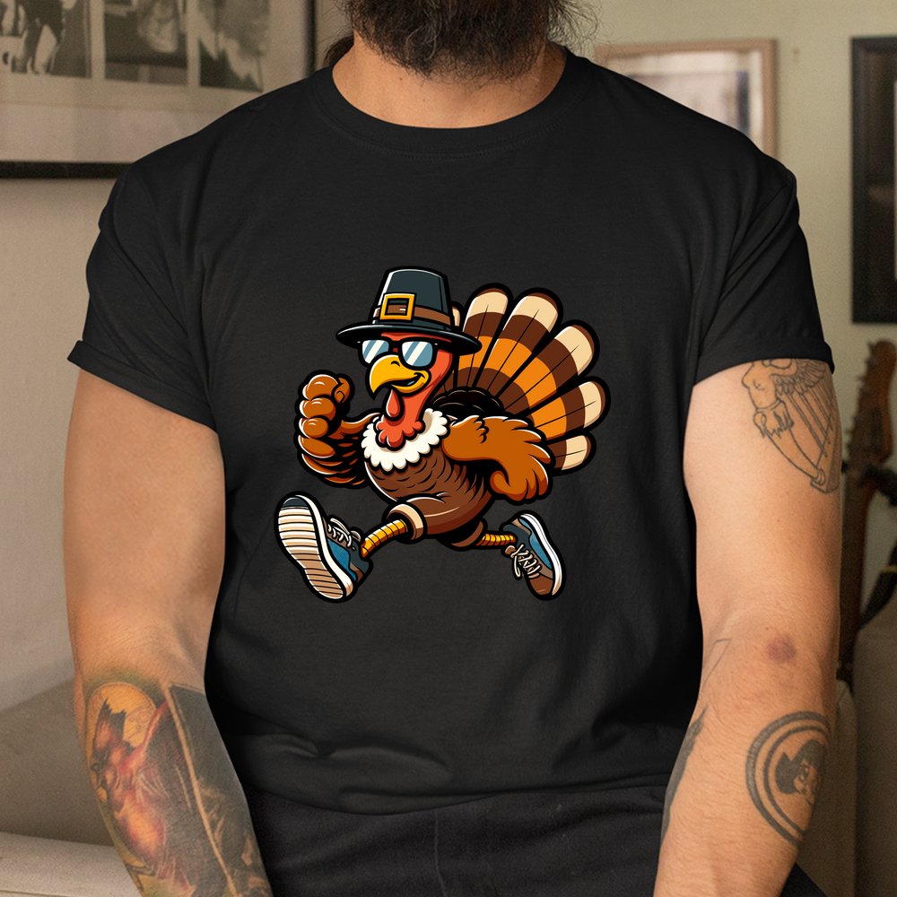 Running Turkey Turkey Trot Running Thanksgiving Shirt