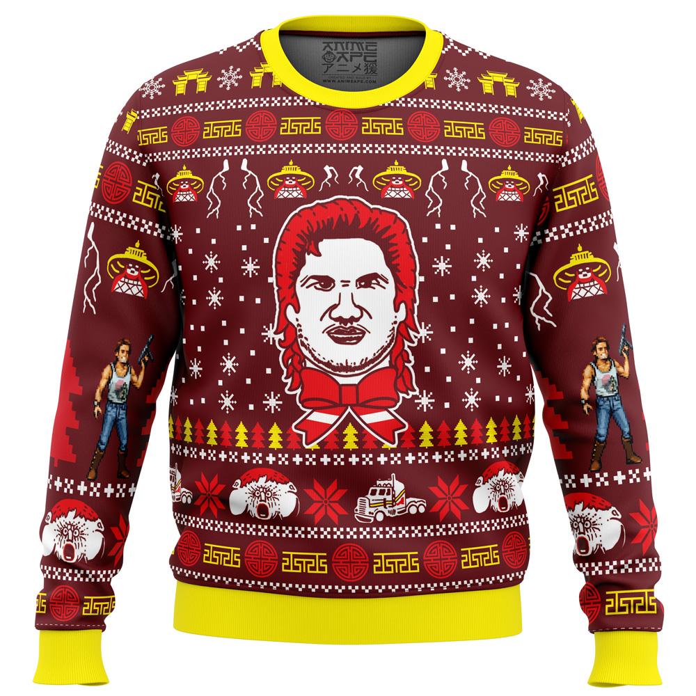 Russell for the Holidays Big Trouble in Little China Ugly Sweater