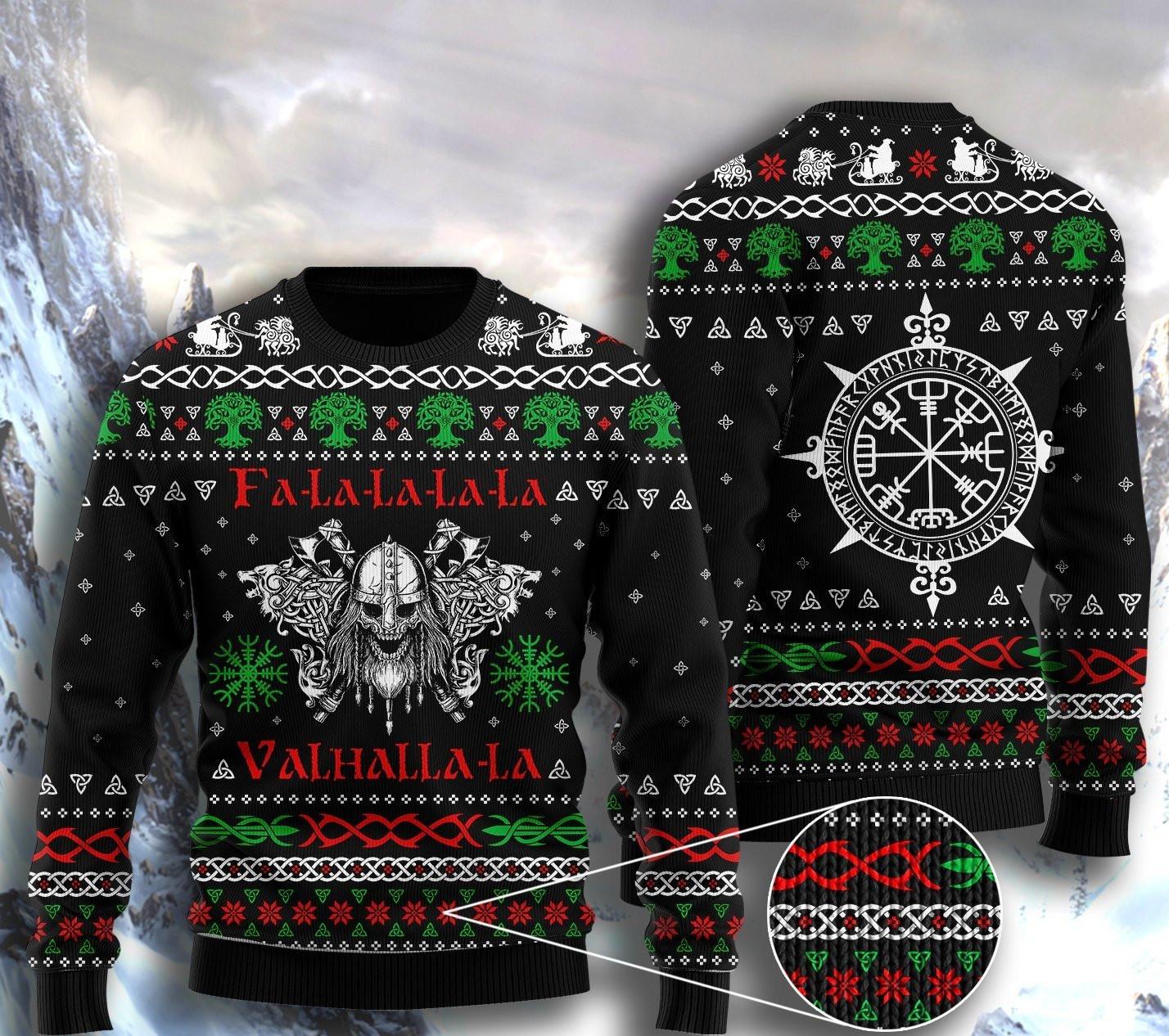 Valhalla Viking Ugly Sweater