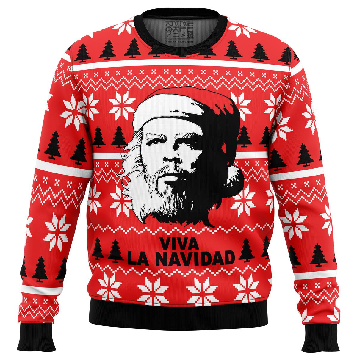 Viva La Navidad Che Guevara Ugly Sweater