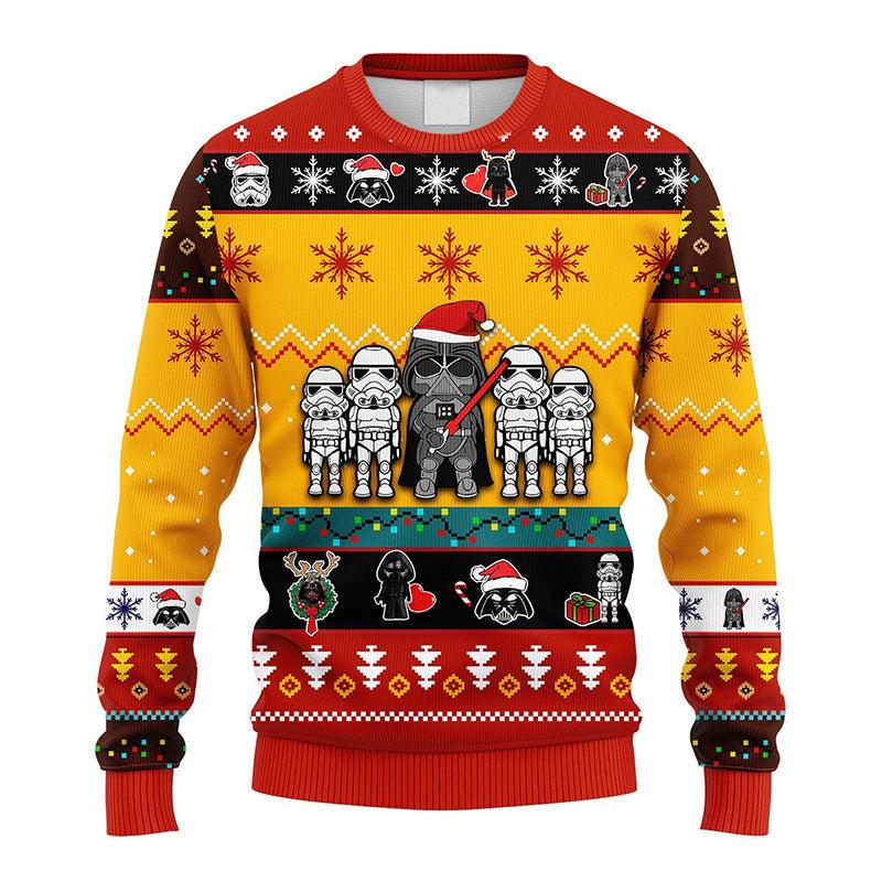 Xmas Santa Darth Vader Ugly Sweater