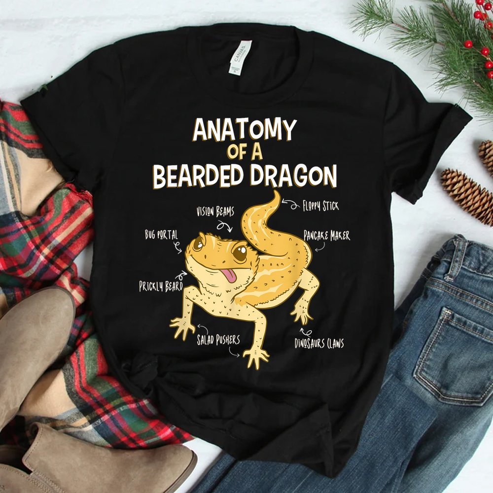 Anatomy Of A Bearded Dragon Shirt