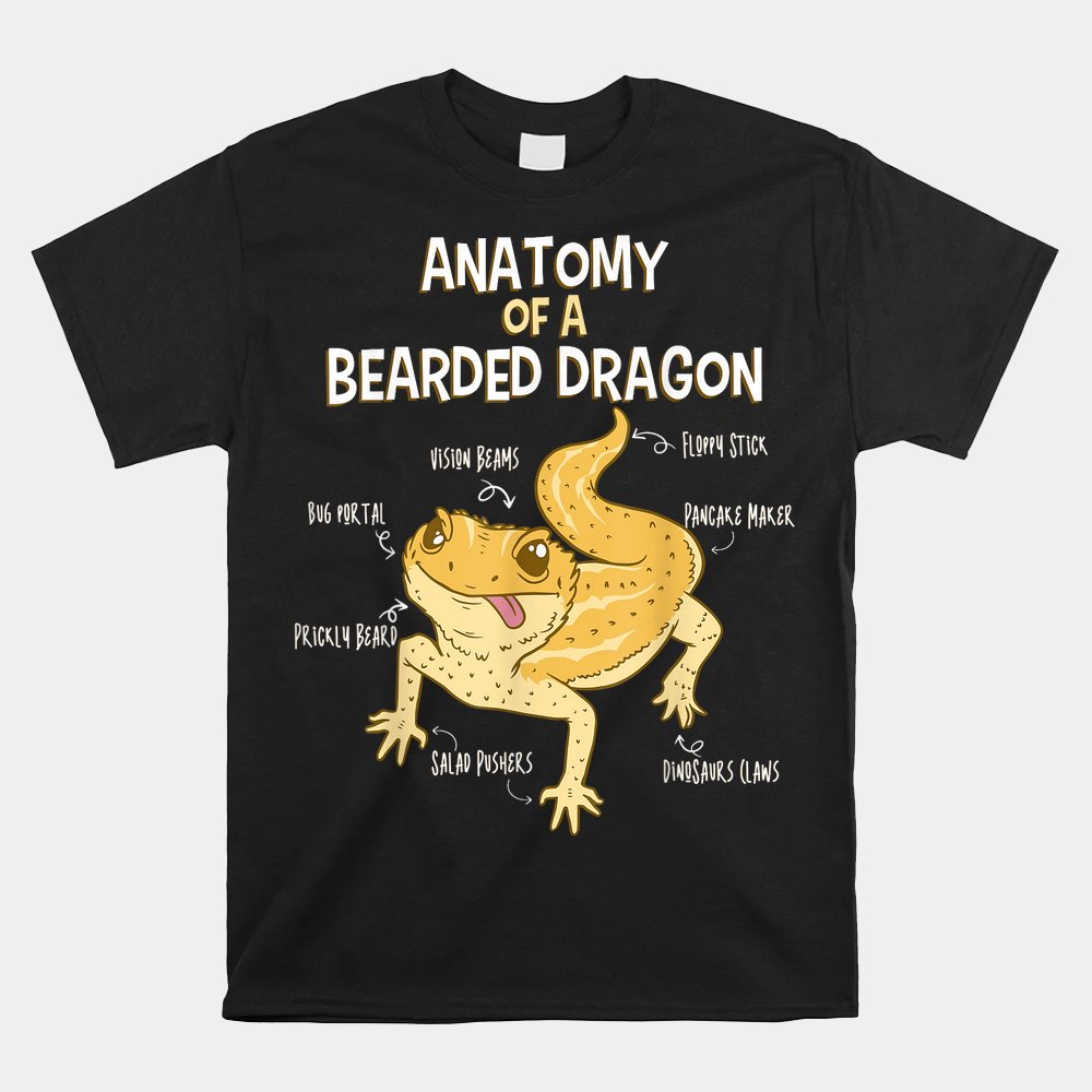 Anatomy Of A Bearded Dragon Shirt
