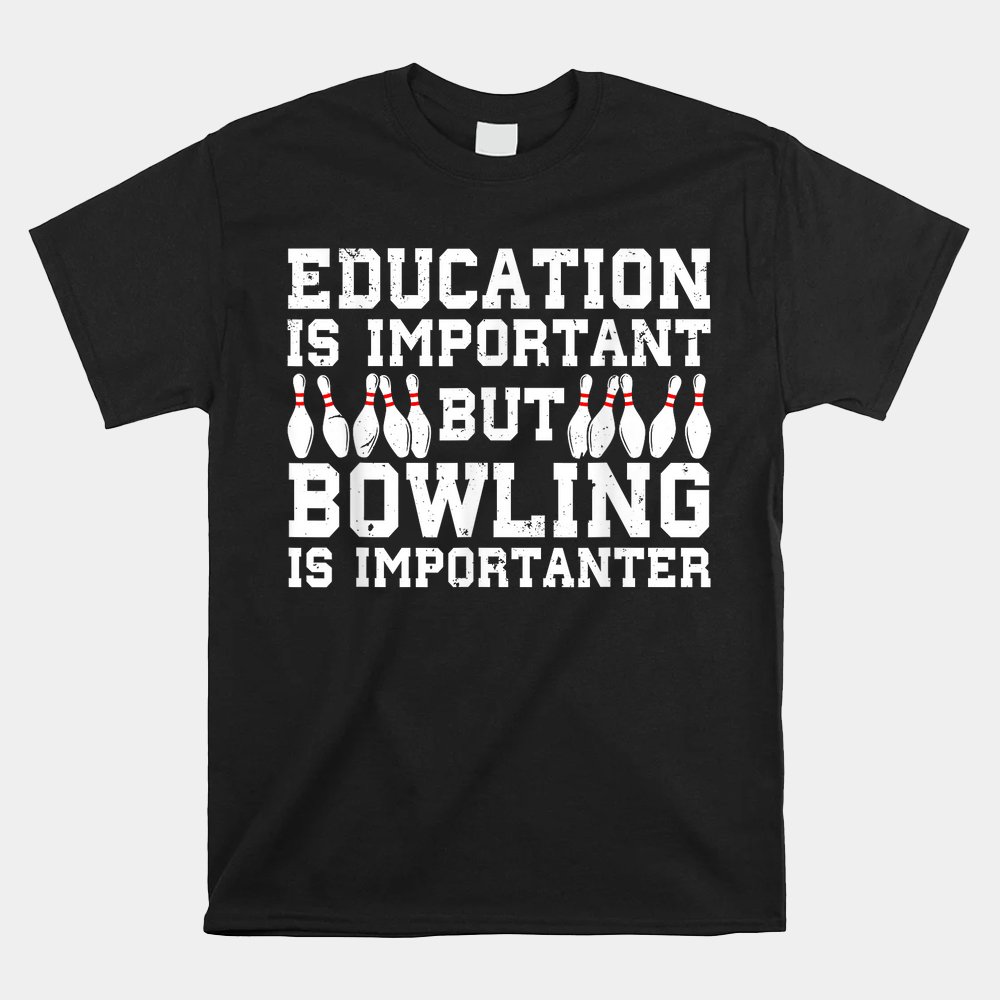 Bowling Art For Men Women Bowling Lover Pin Target Bowlers Shirt