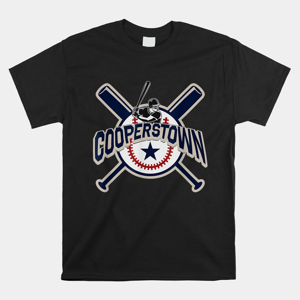 Cooperstown New York Baseball Game Family Vacation Shirt