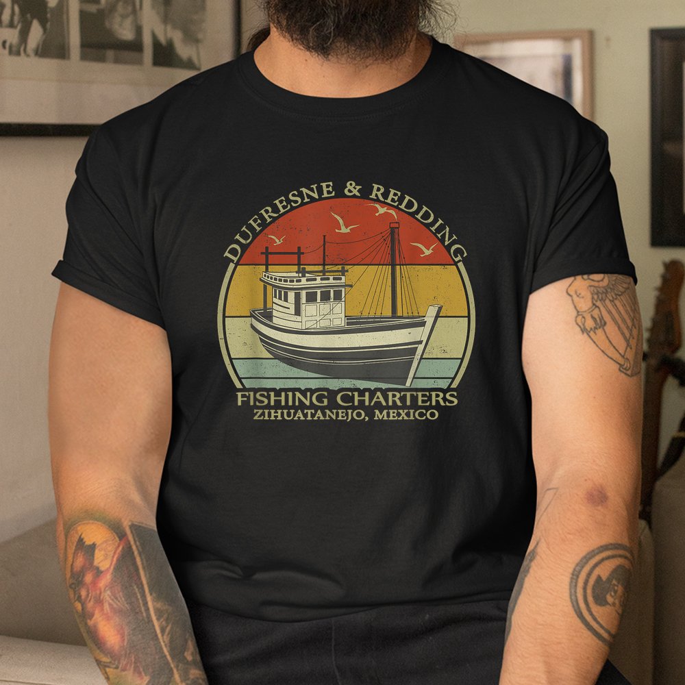 Dufresne And Redding Fishing Charter Fishing Boat Shirt - TeeUni