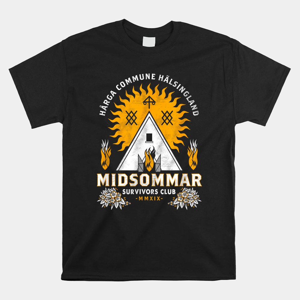 Midsommar Survival Club Scary Horror Summer Festival Shirt
