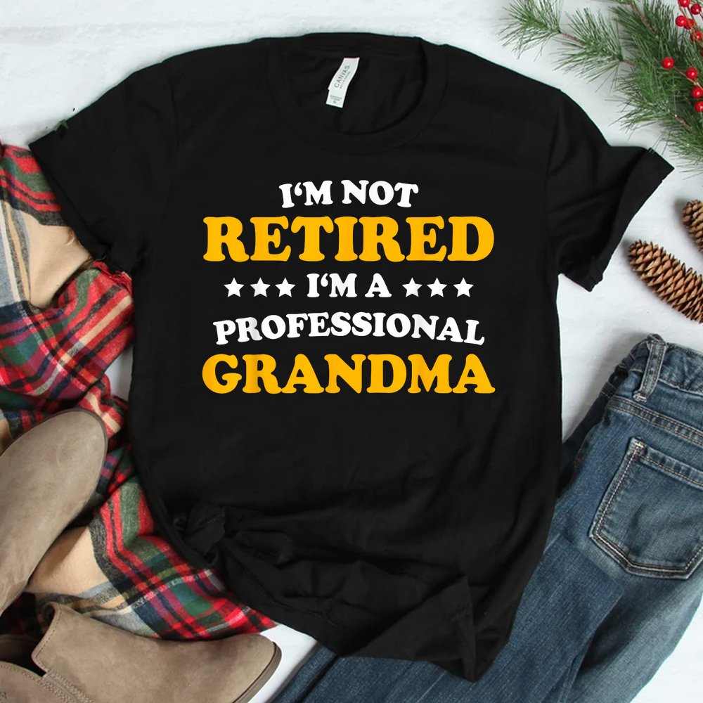 Professional Grandma Classic Gift Retirement Mom Shirt