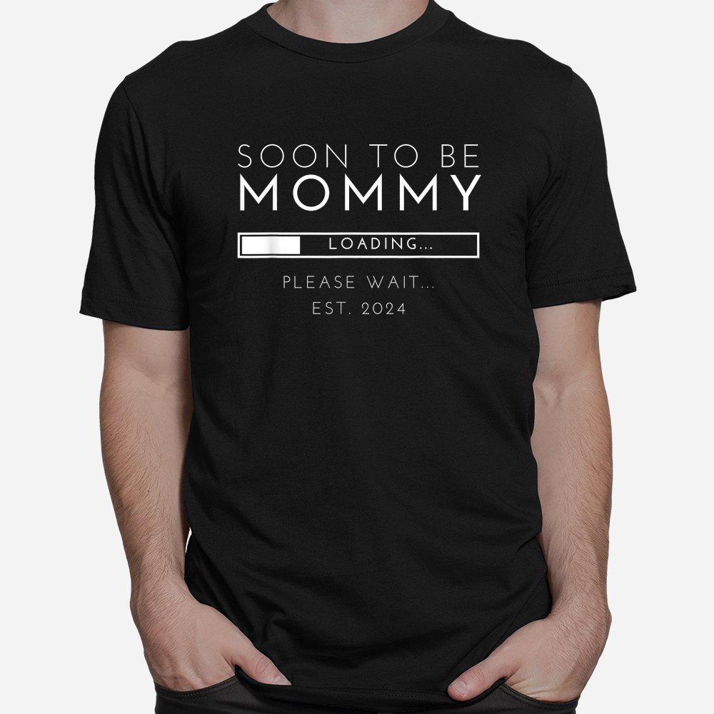 Soon To Be Mommy Est 2024 Promoted To Mom Shirt