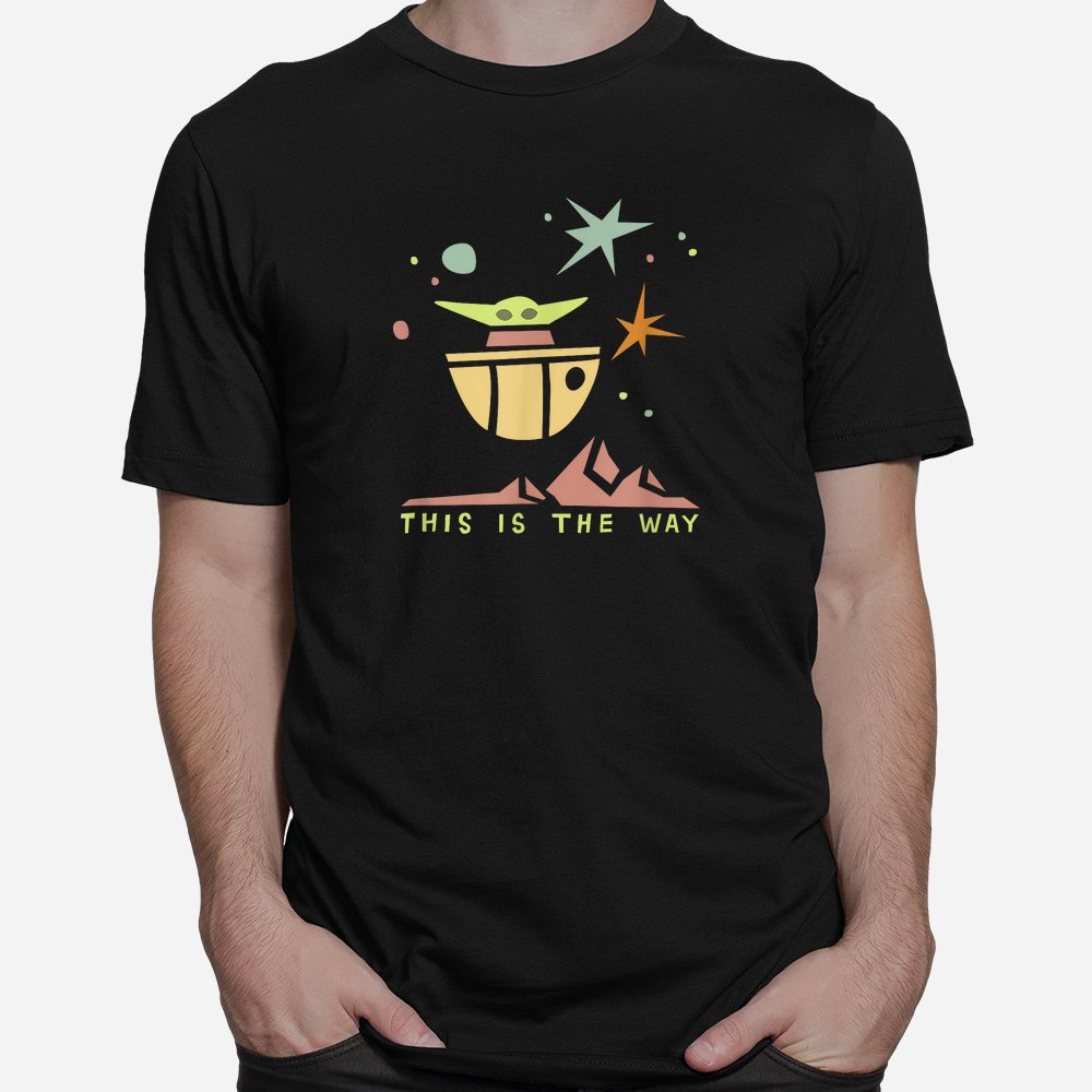 The Mandalorian Grogu In Space Shirt