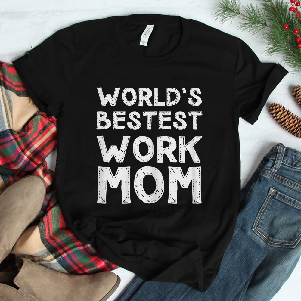 World's Bestest Work Mom Gifts Mother's Day Outfit' Men's Tall T-Shirt