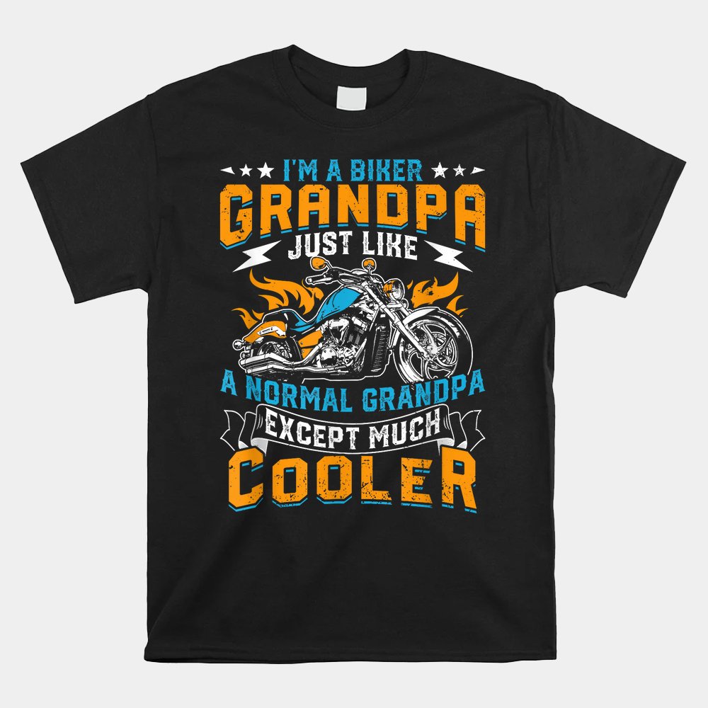 Cool Grandpa Motorcycle Shirt