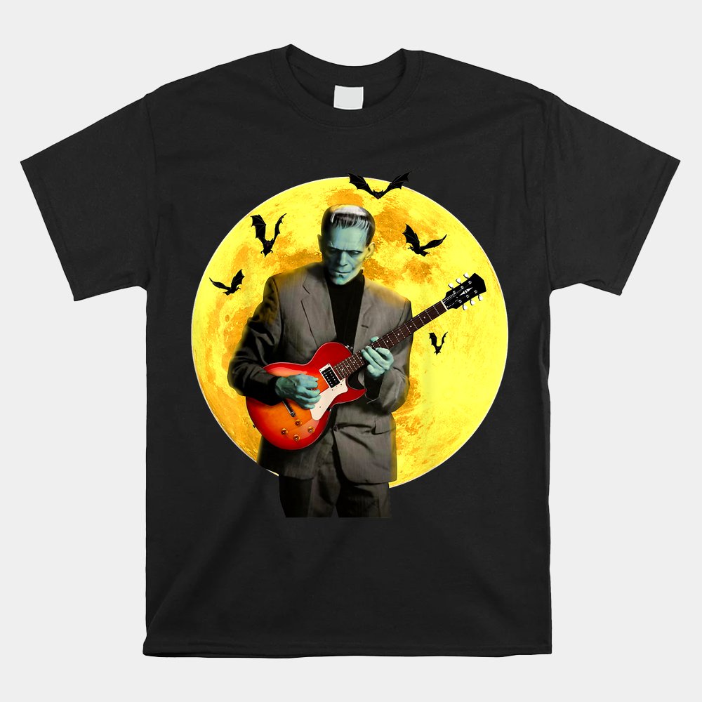 Frankenguitar Frankenstein Plays Electric Guitar Shirt