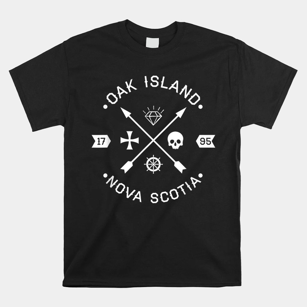 Oak Island Nova Scotia Arrows And Skulls Shirt