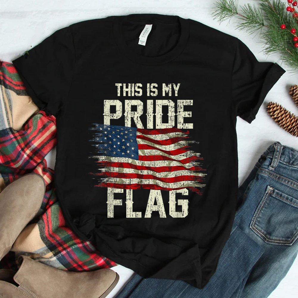 This Is My Pride Flag USA American Shirt